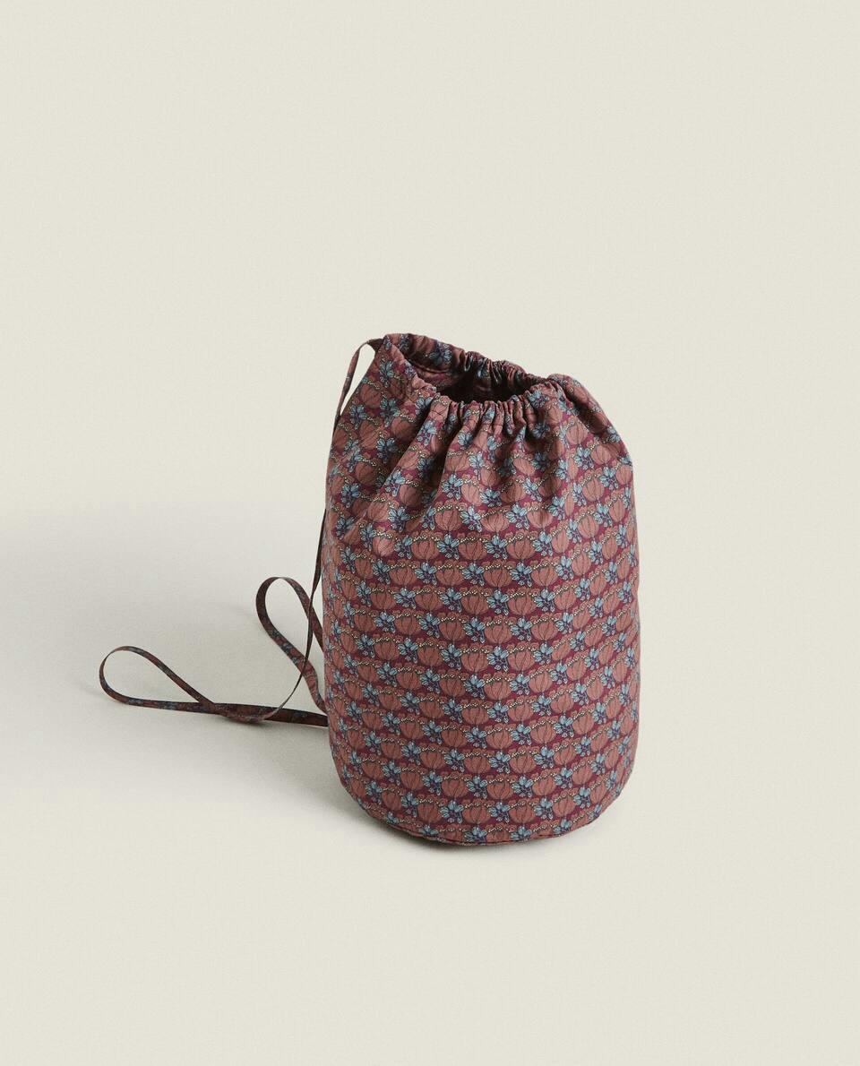 MADE WITH LIBERTY FABRIC CHILDREN’S CLOTHES BAG