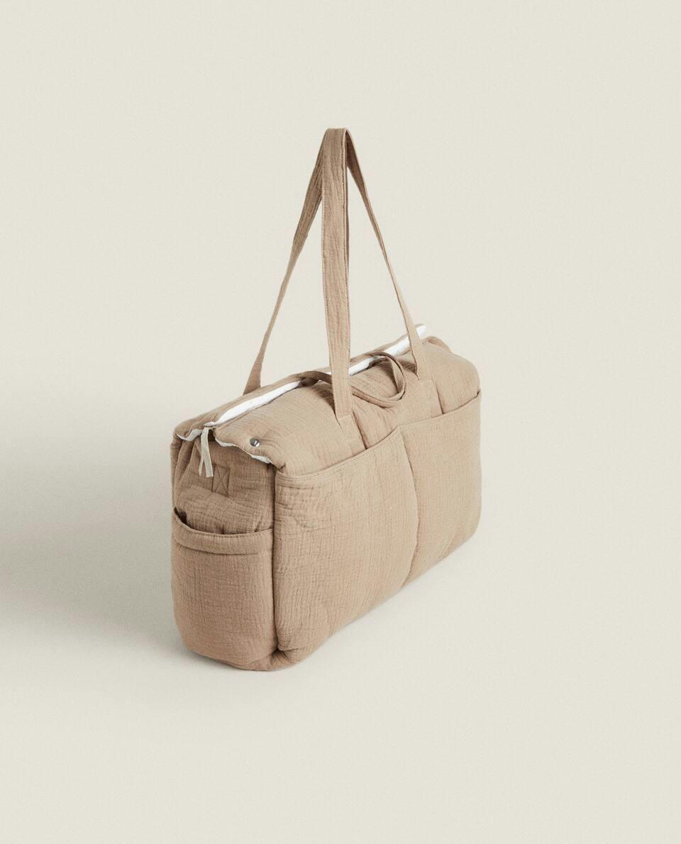 MUSLIN MATERNITY BAG WITH LITTLE STAR PRINT