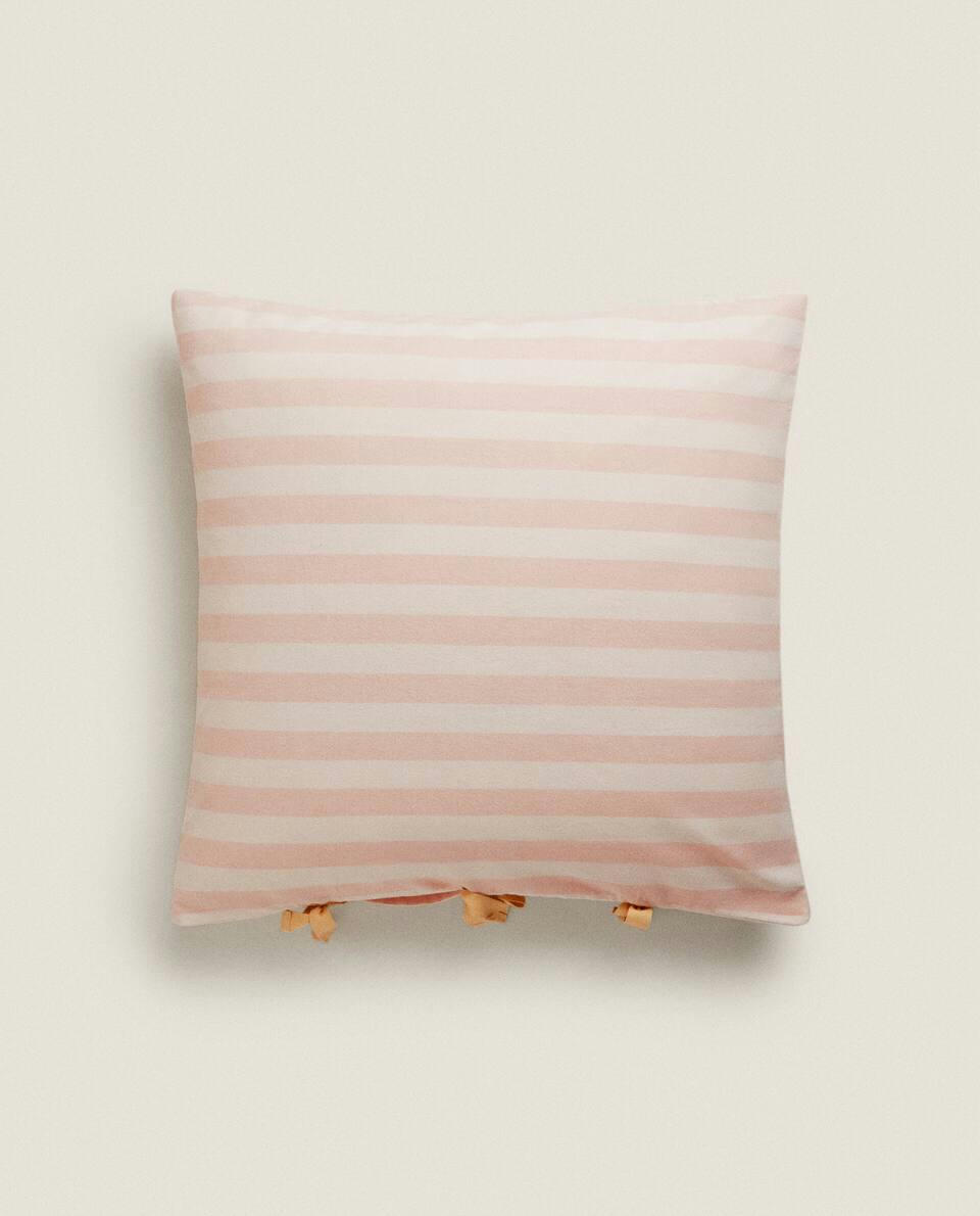 STRIPED FLANNEL PILLOWCASE