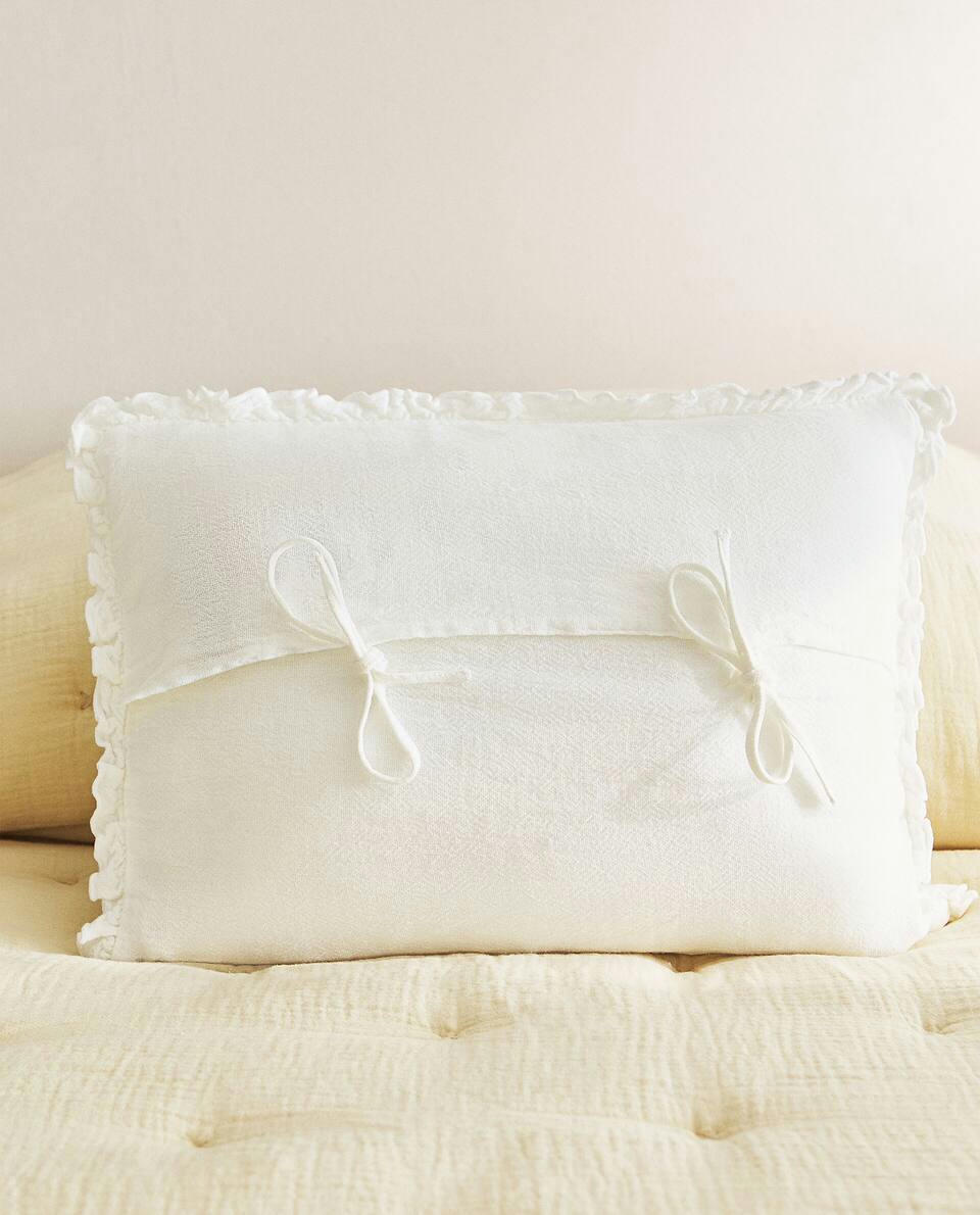 WASHED LINEN CUSHION COVER