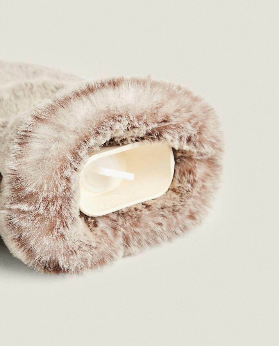 FAUX FUR HOT WATER BOTTLE