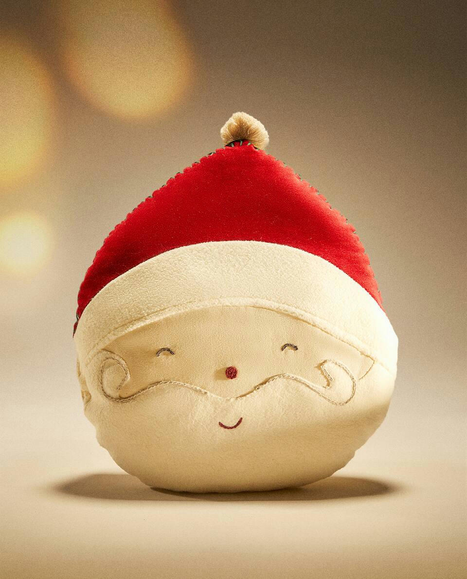 CHILDREN’S FATHER CHRISTMAS CUSHION