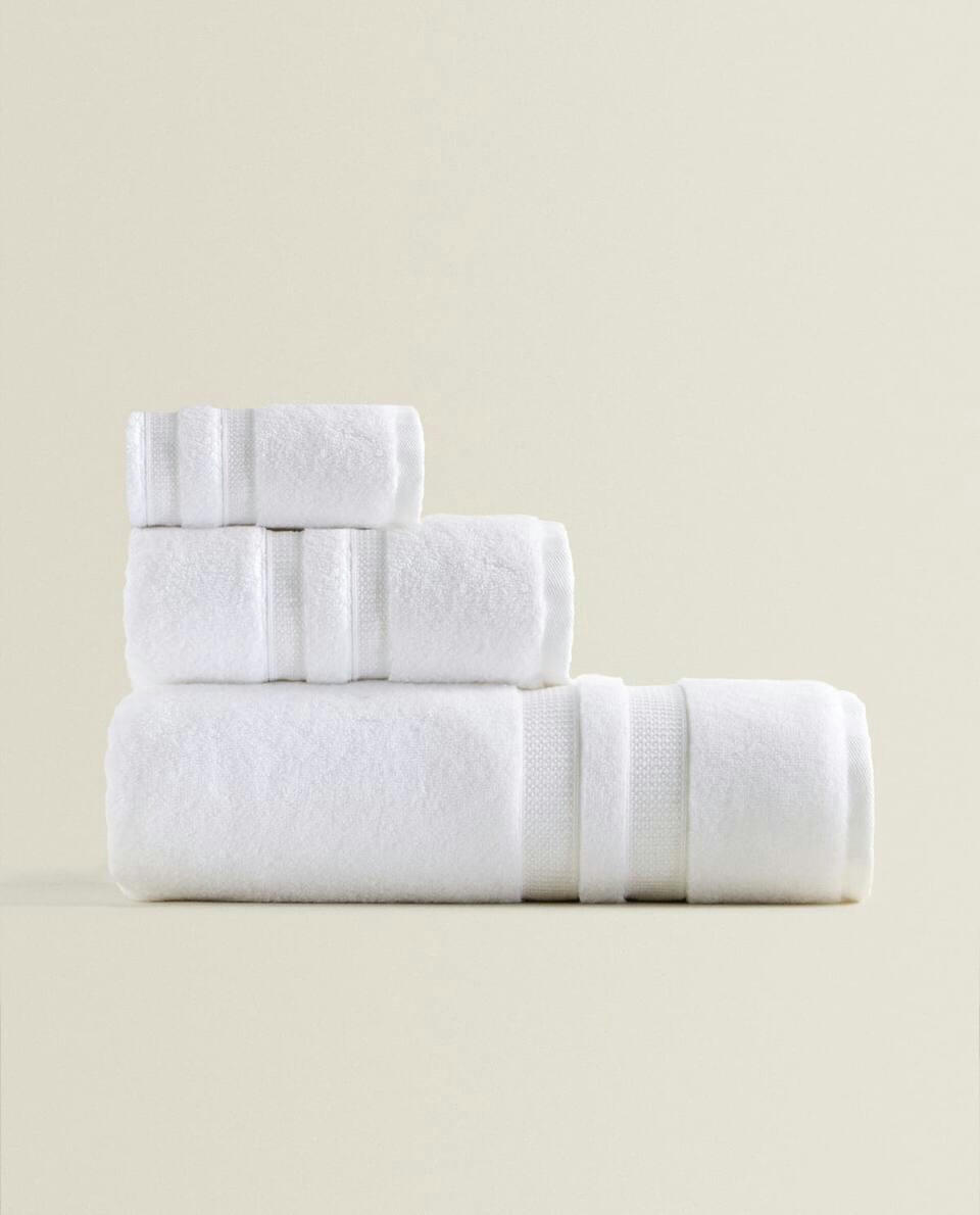 EXTRA SOFT TOWEL WITH DOUBLE BORDER