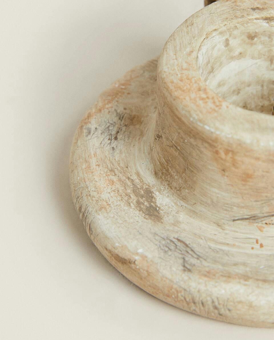 STONEWARE CANDLESTICK