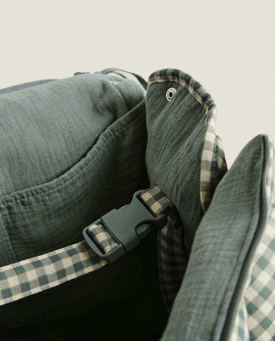 CHILDREN’S GINGHAM MATERNITY BAG