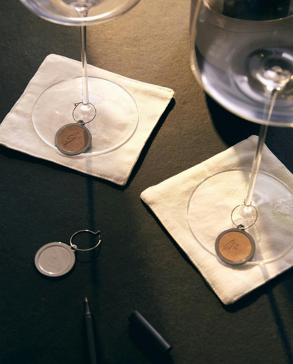 STEEL GLASS MARKERS (SET OF 6)