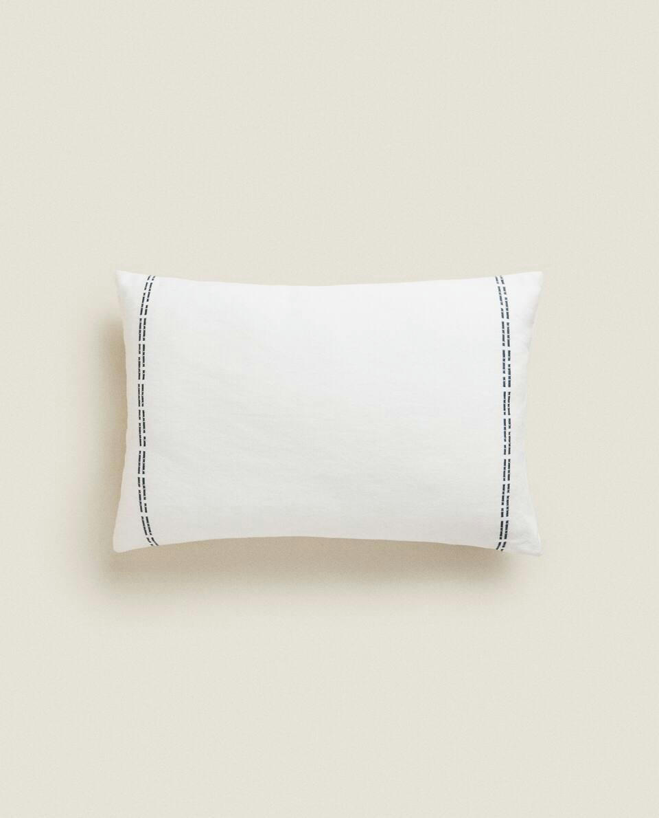 EMBROIDERED CUSHION COVER