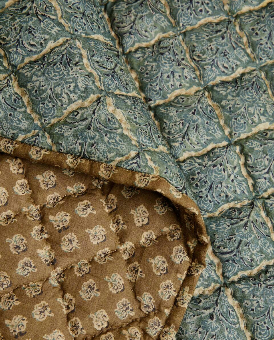 PRINTED QUILTED BLANKET