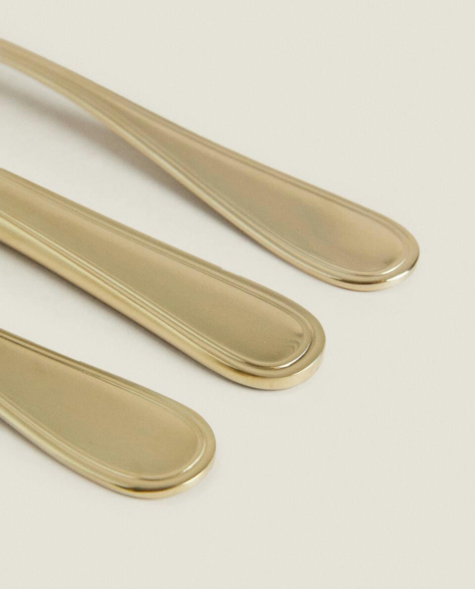GOLDEN CUTLERY SET (SET OF 3)