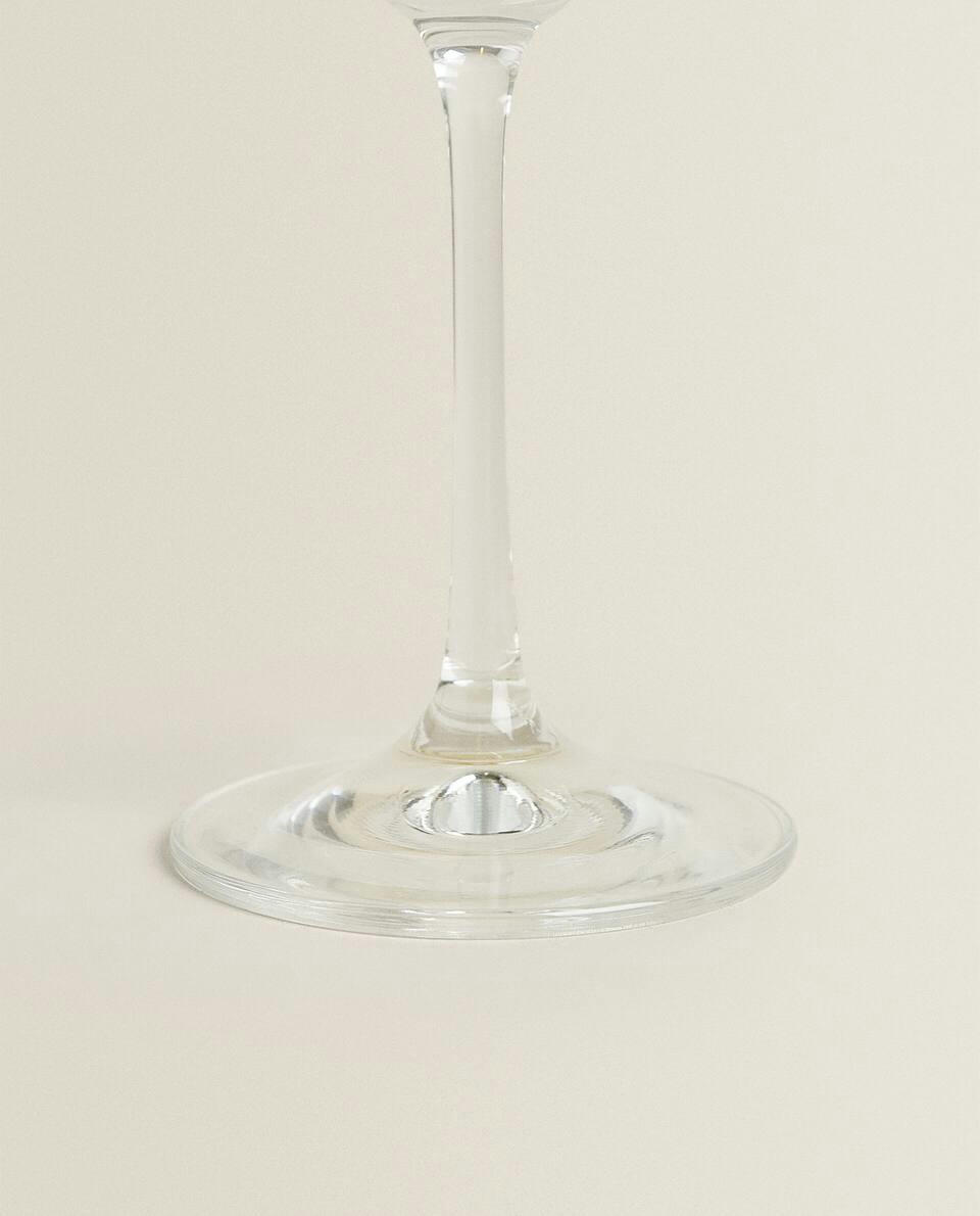 LARGE BOHEMIA CRYSTAL WINE GLASS