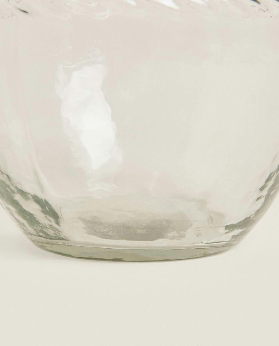GLASS BOTTLE VASE