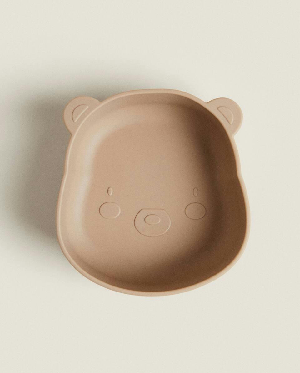 SILICONE BEAR BOWL
