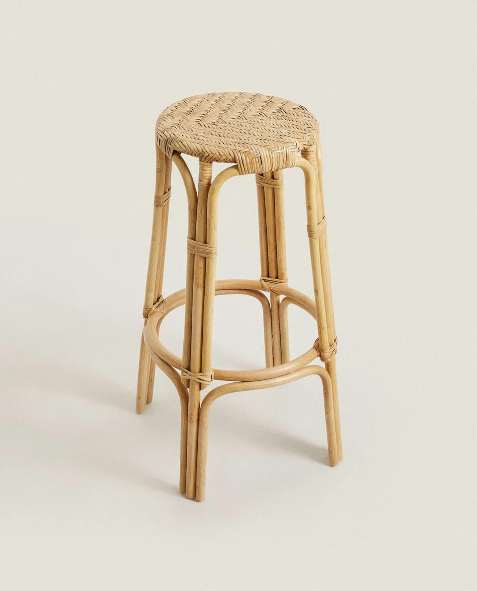 RATTAN STOOL