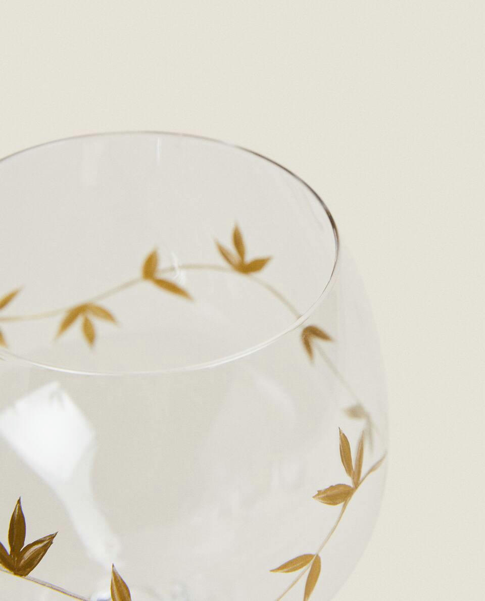 CHRISTMAS LEAF GLASS