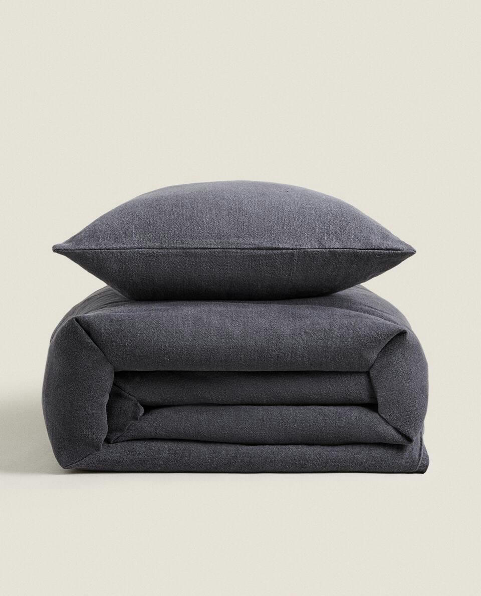 WASHED LINEN BEDSPREAD (400 GxM2)