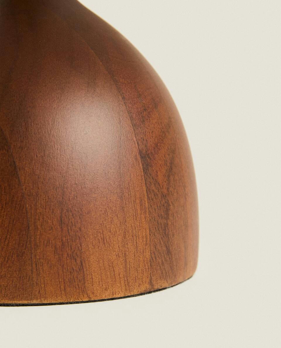 MANGO WOOD TABLE LAMP