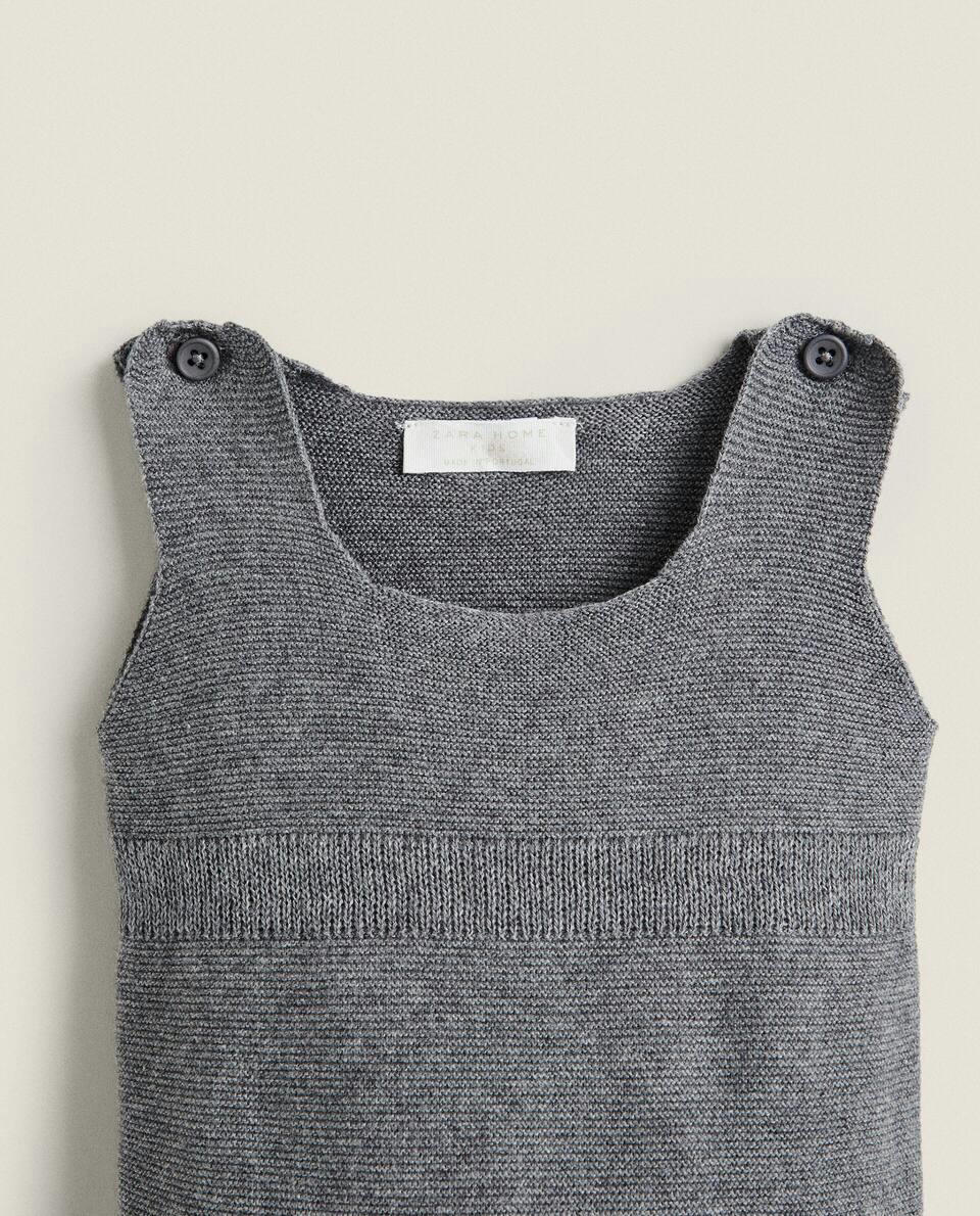 MERINO WOOL BABY ROMPER