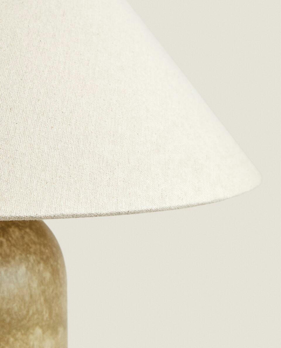 XL LAMP WITH CERAMIC STAND