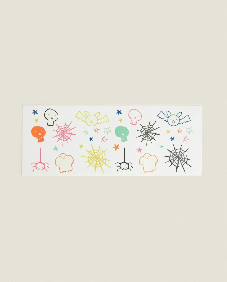SET OF KIDS’ HALLOWEEN TEMPORARY TATTOOS