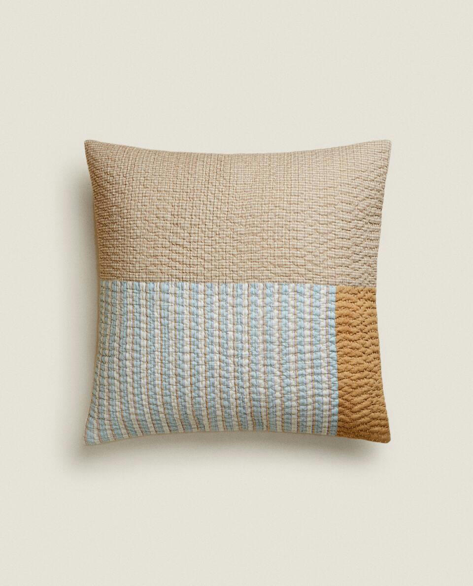 EMBROIDERED CUSHION COVER