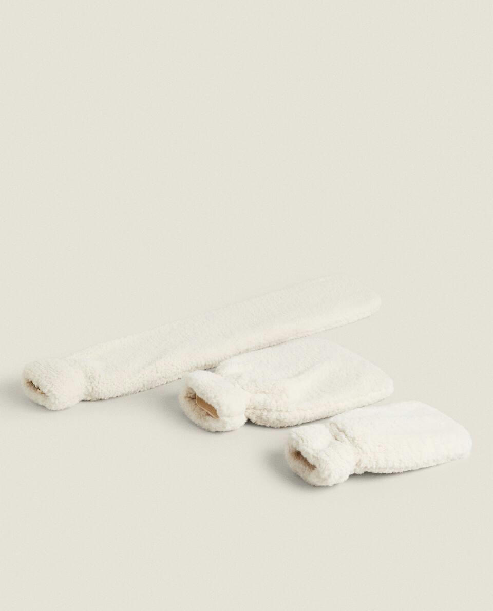 FAUX SHEARLING HOT WATER BOTTLE