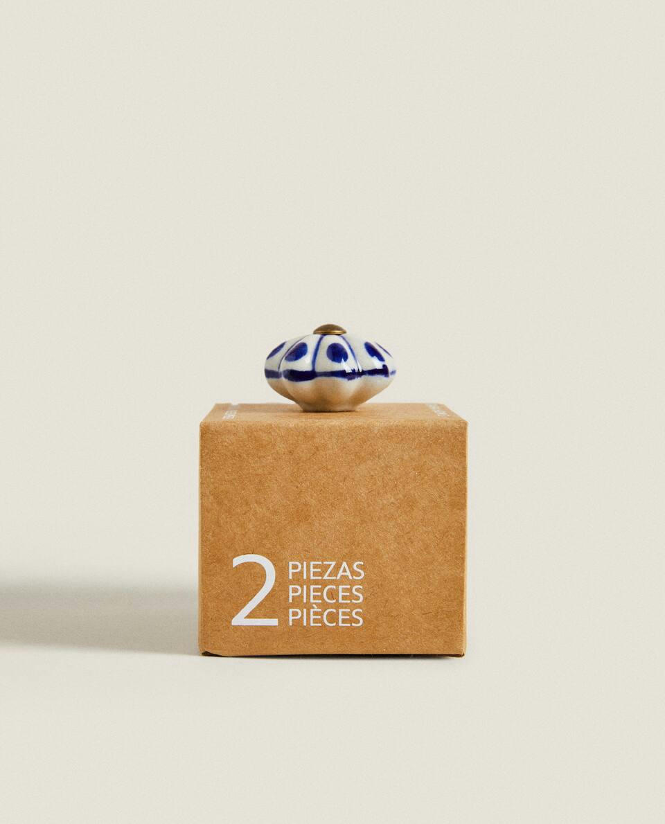 FLOWER DOOR KNOB (PACK OF 2)