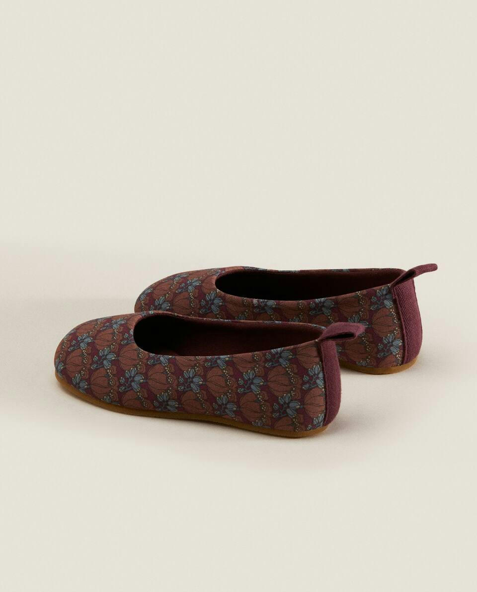 FLORAL BALLET FLATS