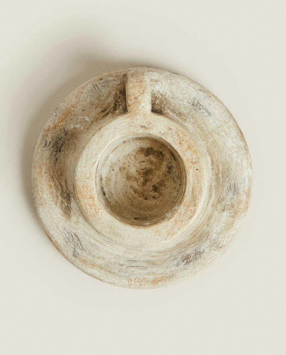 STONEWARE CANDLESTICK