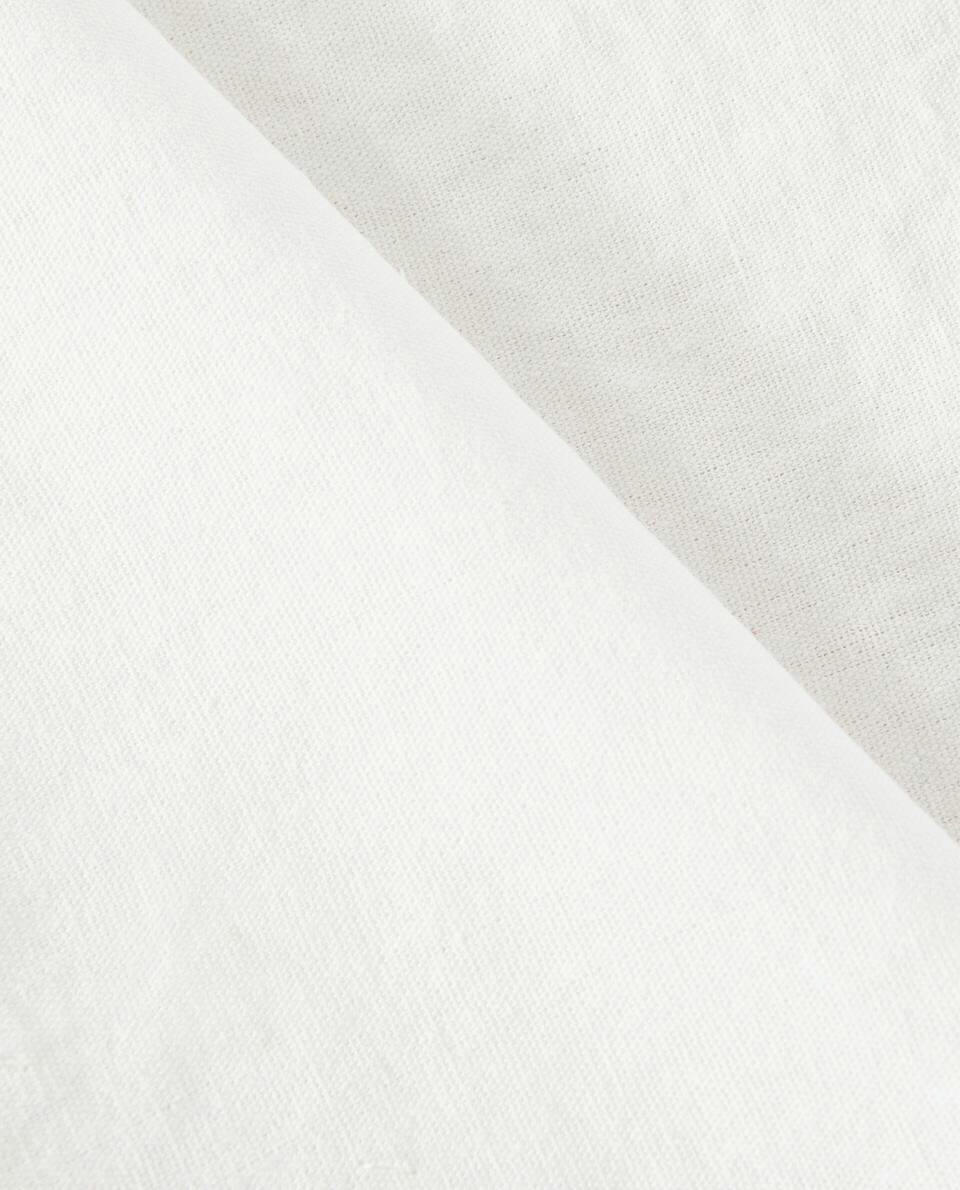 RAMIE TABLECLOTH WITH FLORAL EMBROIDERY