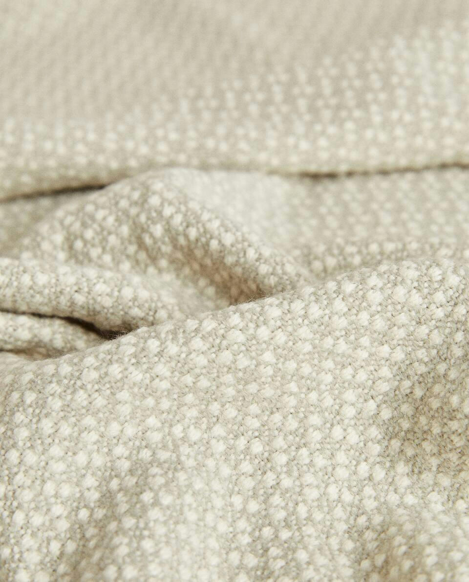 FRINGED ACRYLIC BLANKET