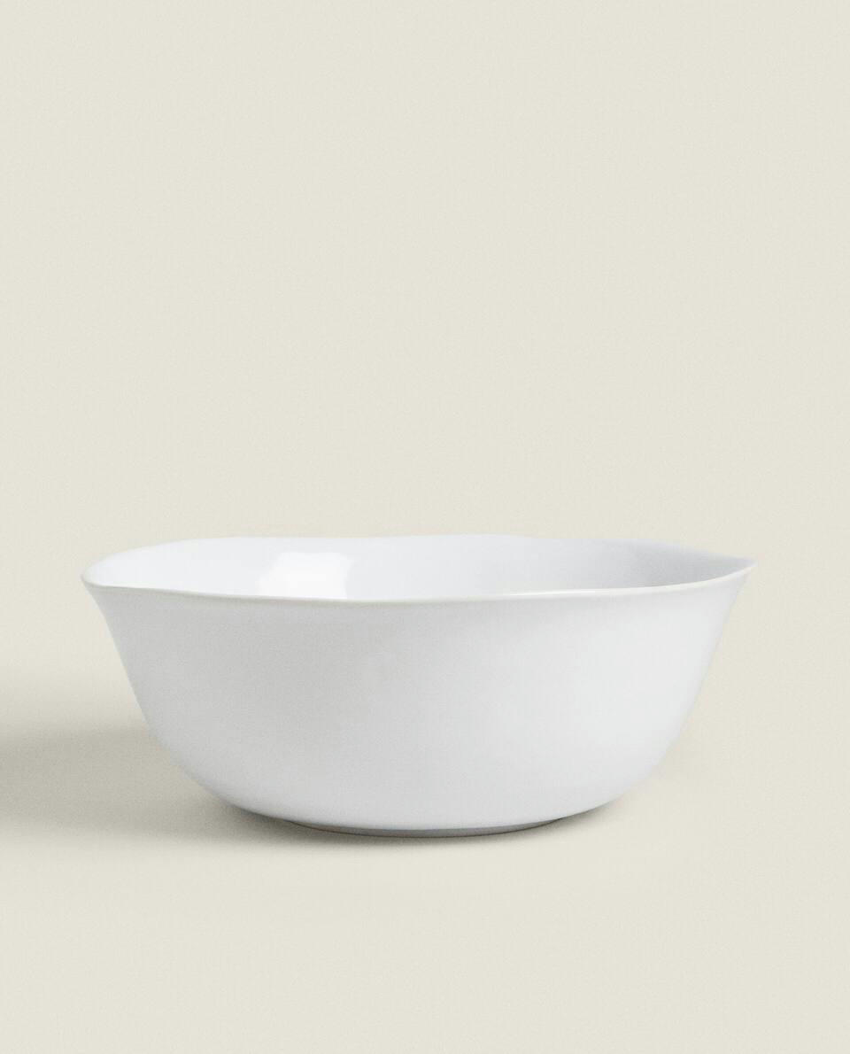 STONEWARE SALAD BOWL