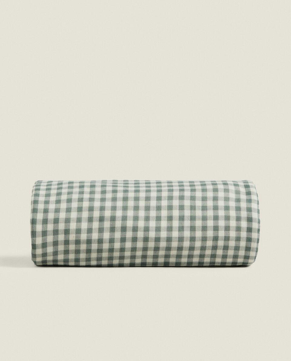 GINGHAM BABY TOWEL