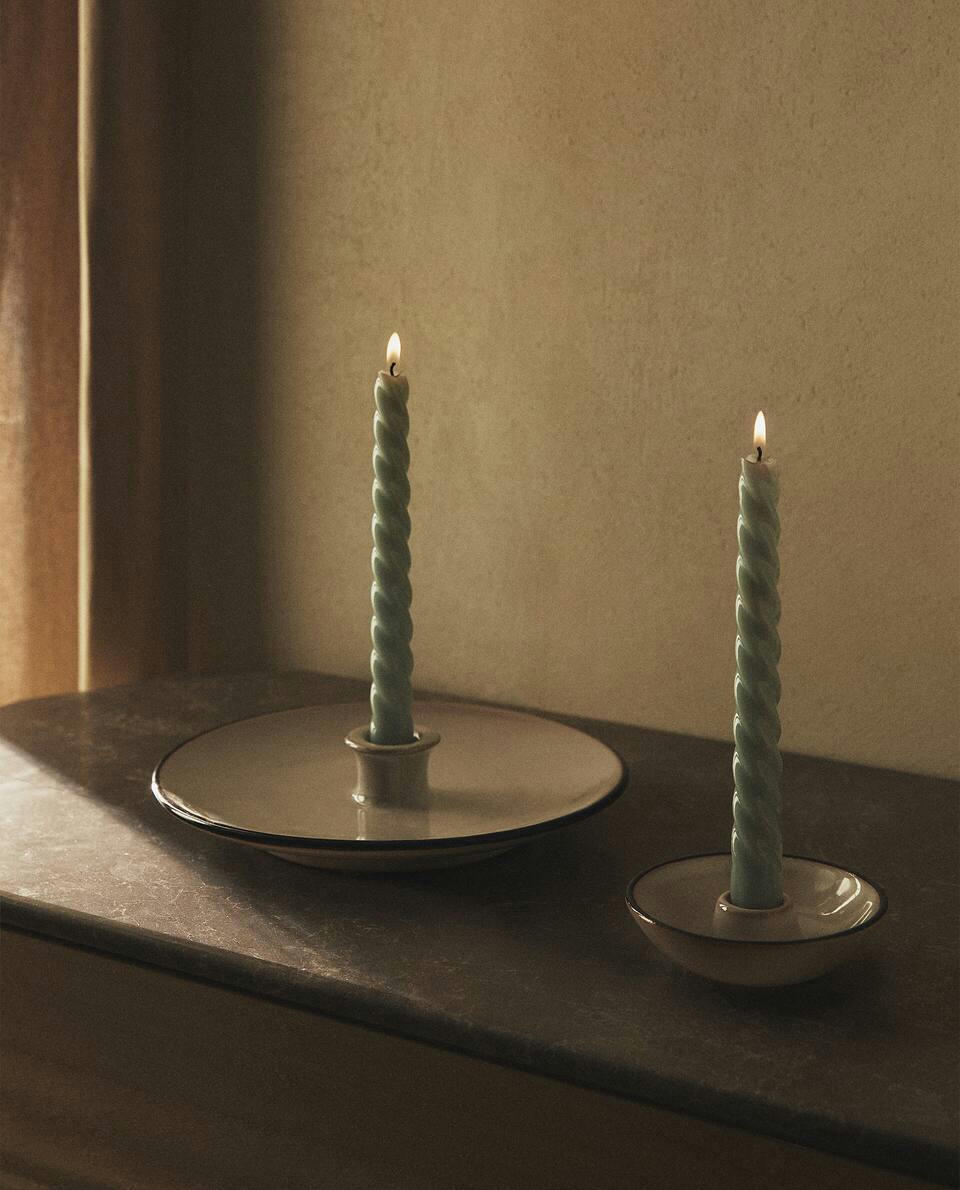 CERAMIC CANDLESTICK