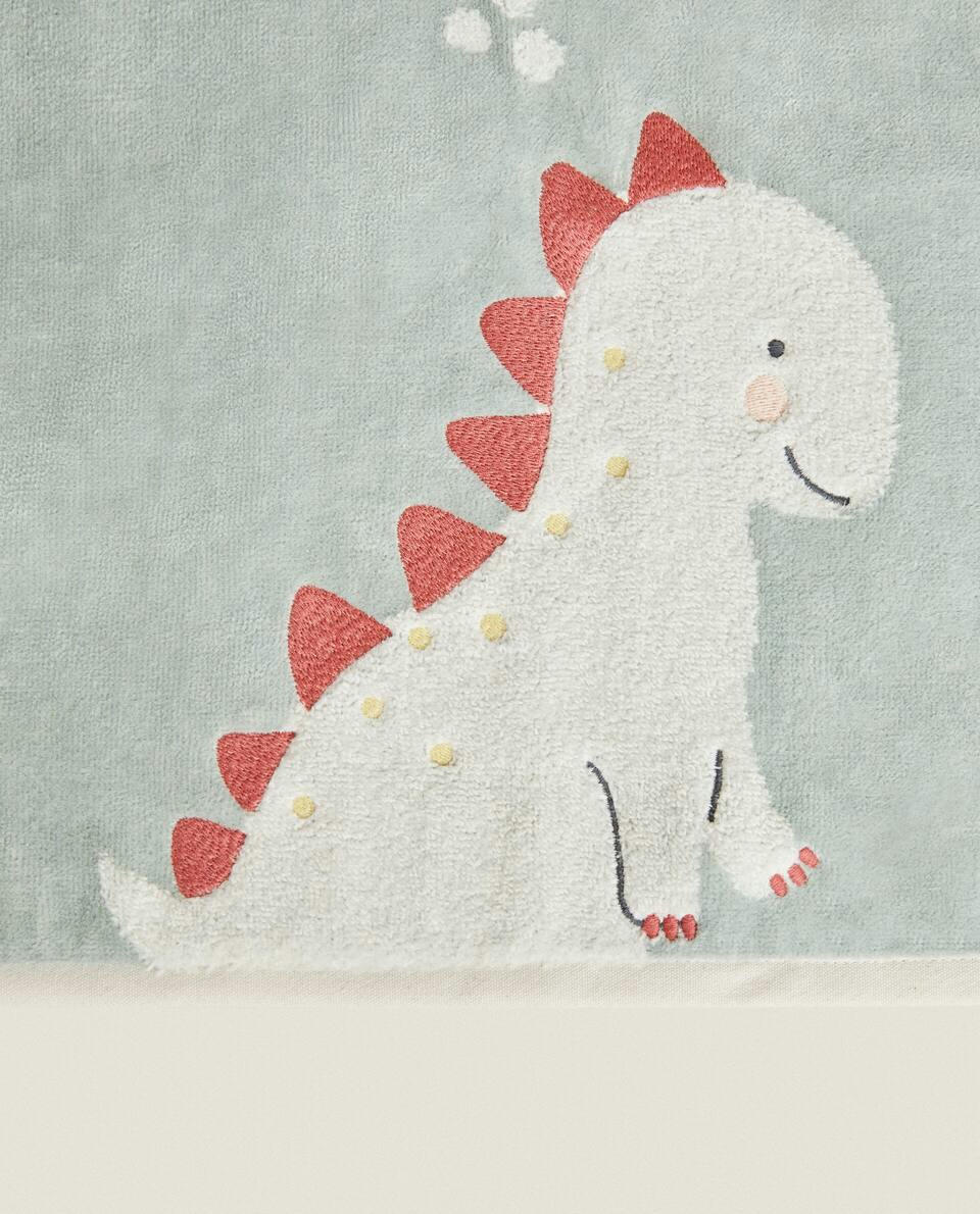 DINOSAUR VELOUR TOWEL