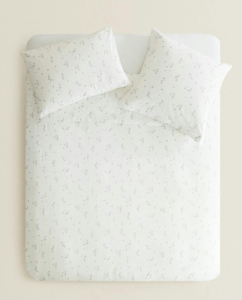 FLORAL PRINT DUVET COVER