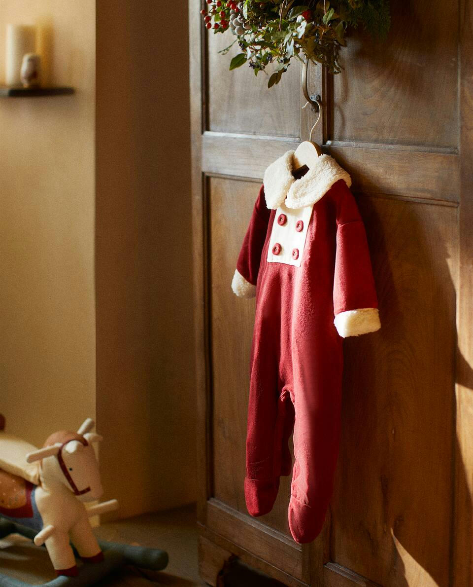 CHILDREN’S FATHER CHRISTMAS ROMPER