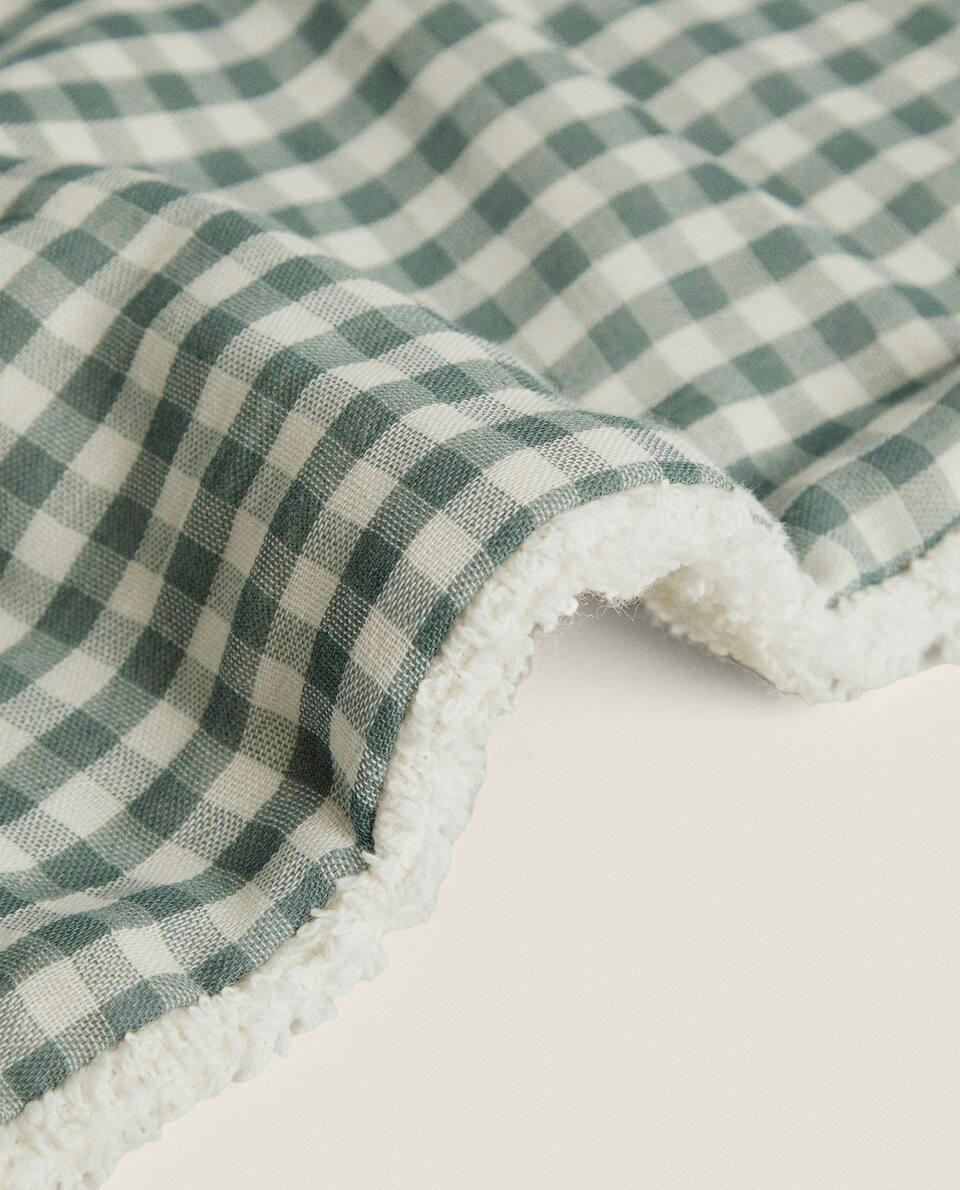 GINGHAM BABY TOWEL