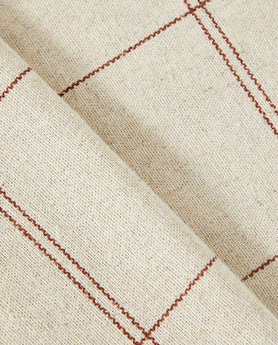 CHECK PRINT TABLECLOTH