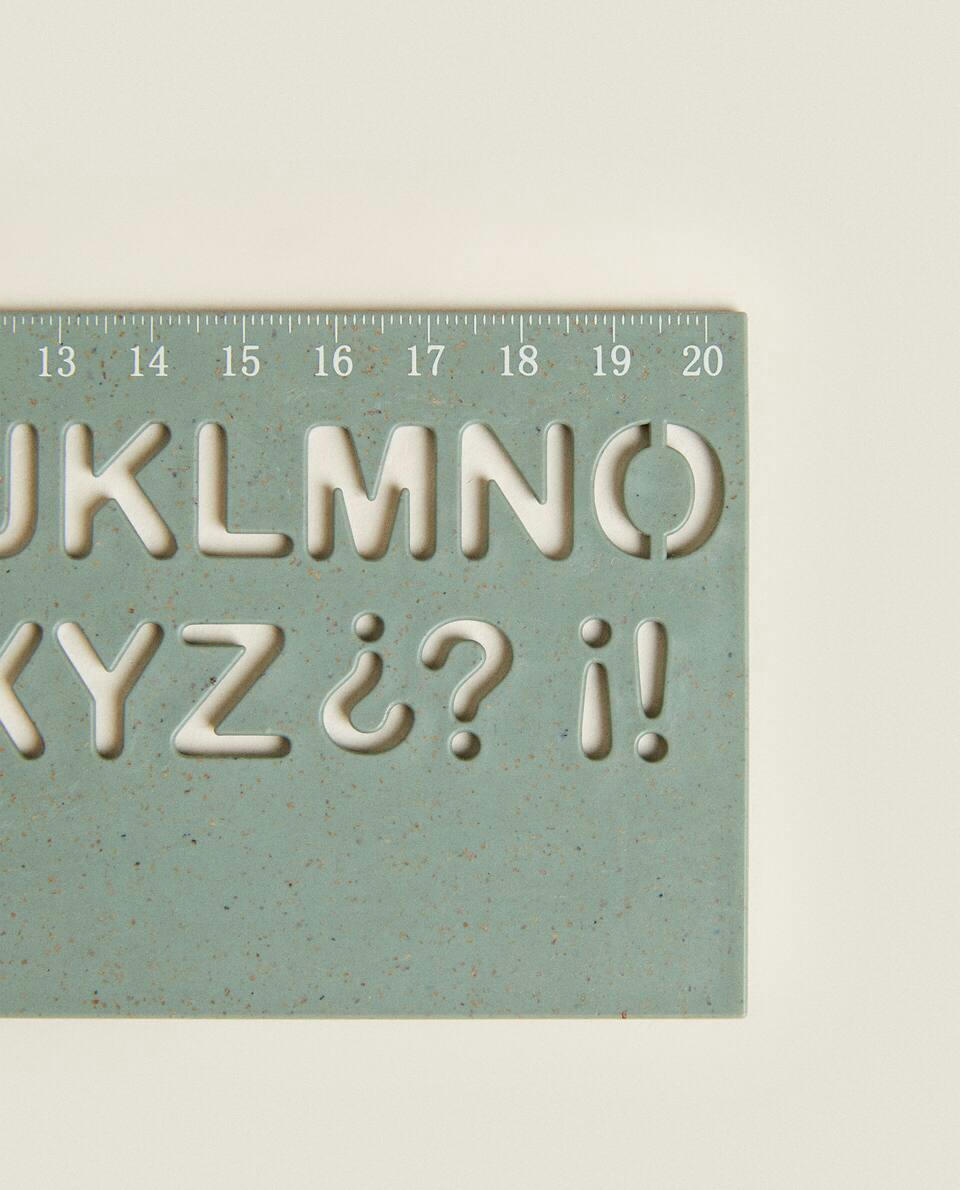 NUMBER AND ALPHABET RULERS (PACK OF 2)