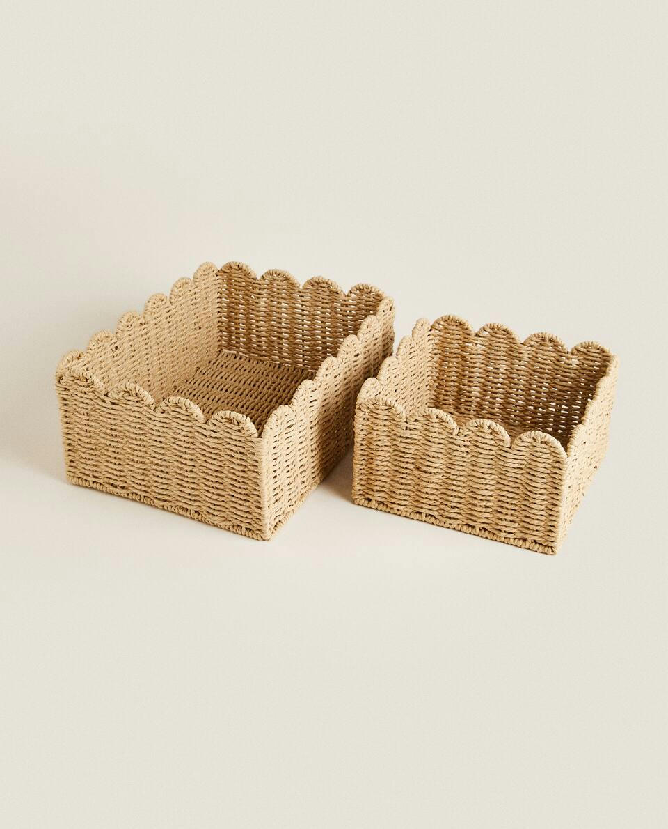 SCALLOPED BASKET
