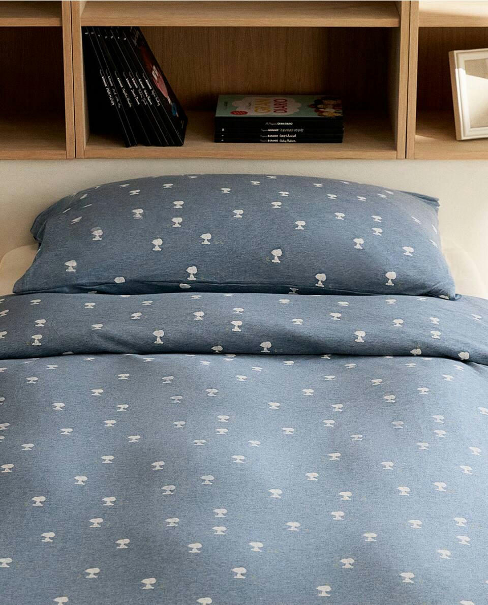 PEANUTS? COTTON JERSEY DUVET COVER