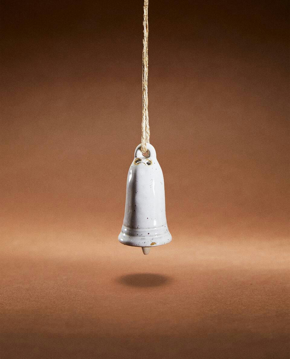 CHRISTMAS CERAMIC BELL DECORATION