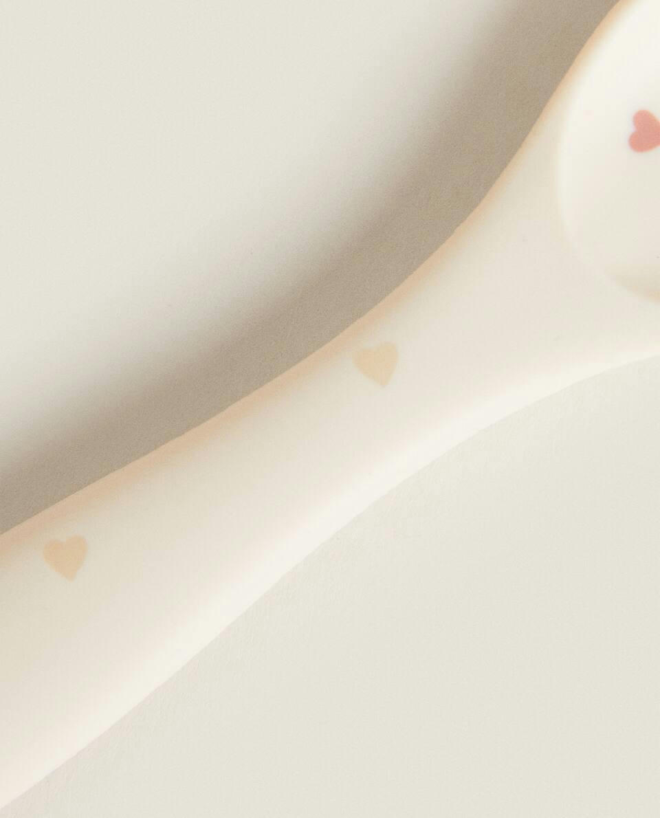 SILICONE SPOON WITH HEARTS