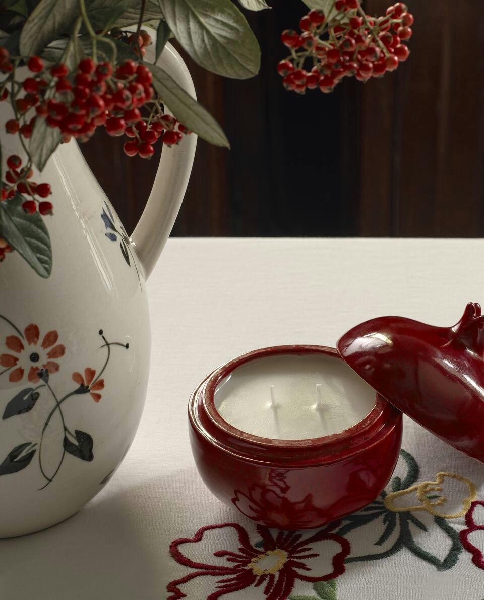 POMEGRANATE DECORATIVE CANDLE