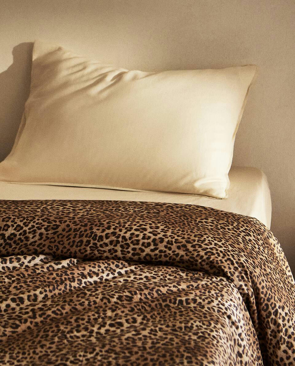 LEOPARD SATEEN DUVET COVER