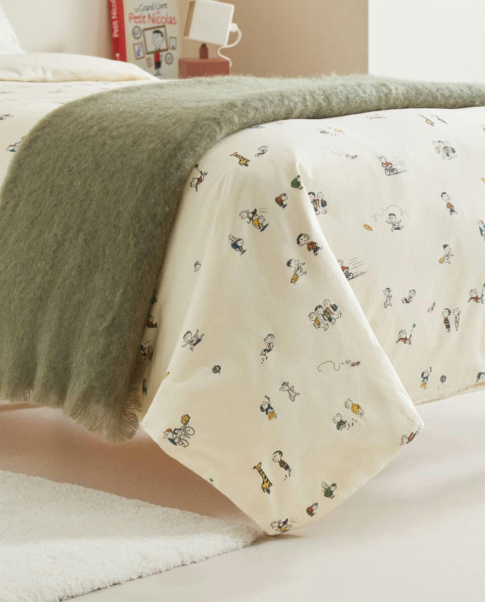 CHILDREN’S LE PETIT NICOLAS ? COTTON FITTED SHEET