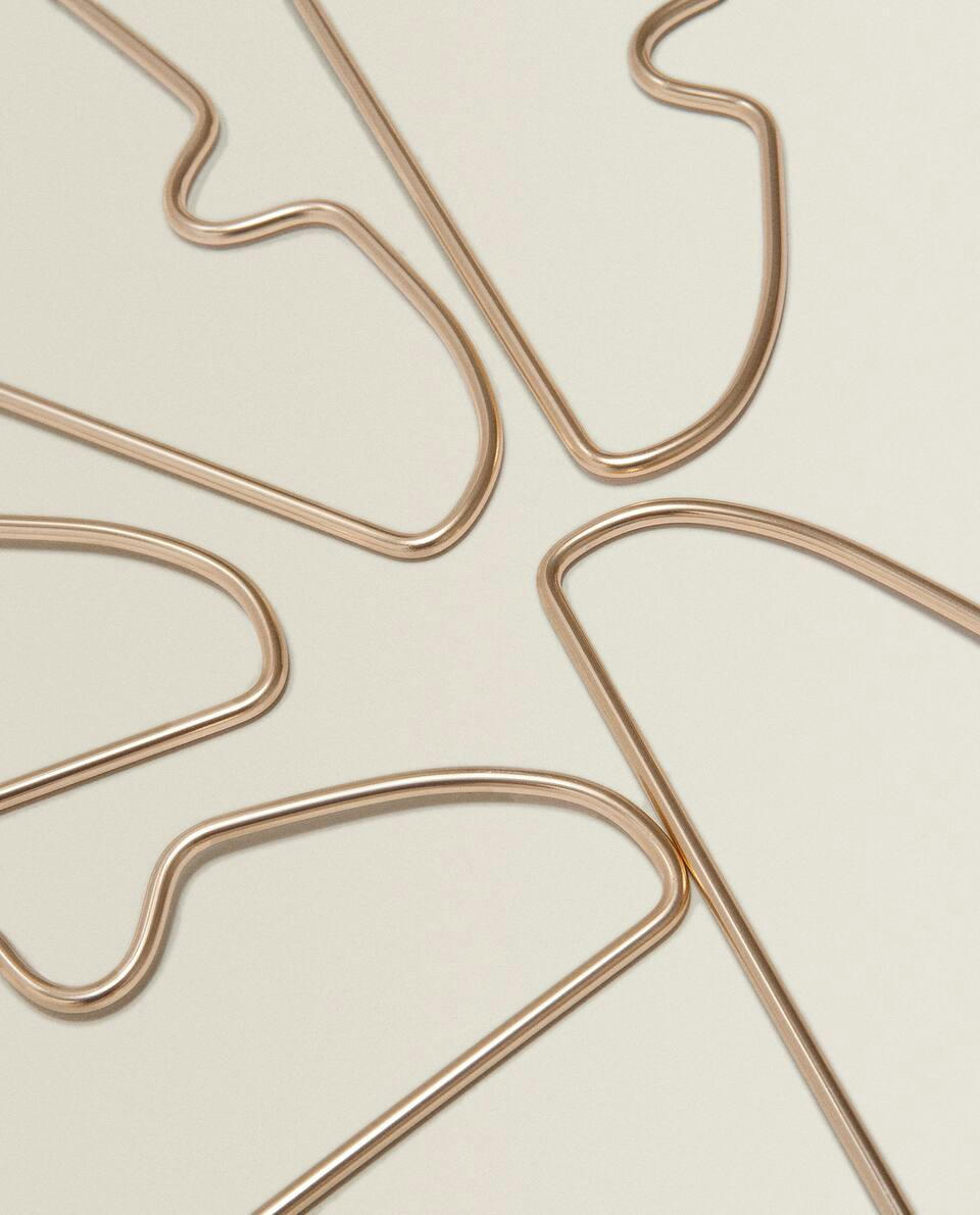 METAL HANGER (SET OF 5)