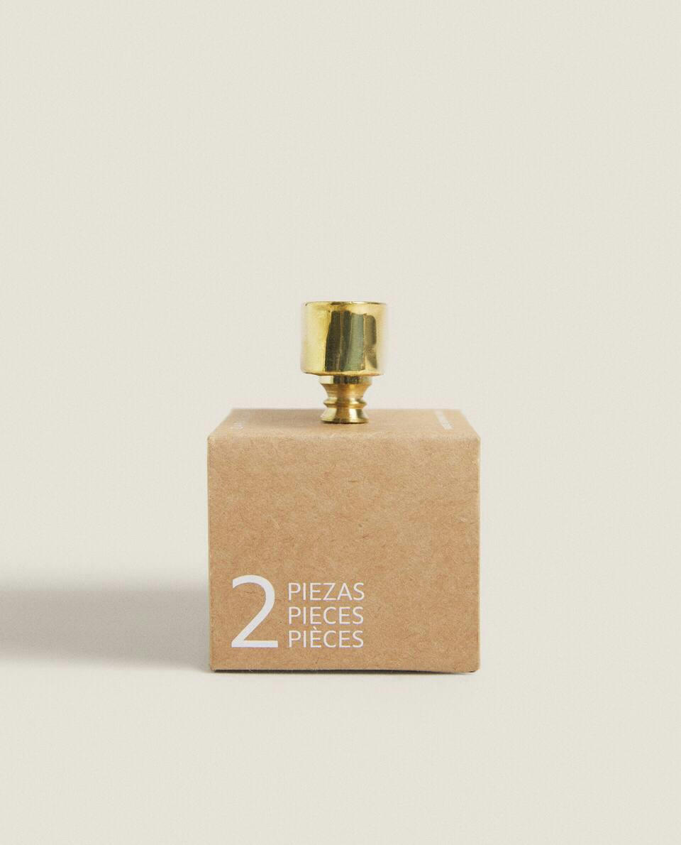 OVAL MARBLE DOOR KNOB (PACK OF 2)