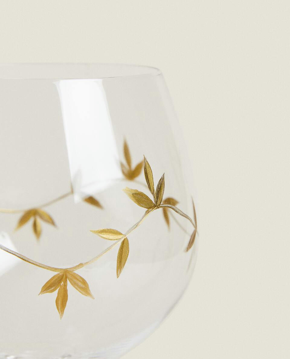 CHRISTMAS LEAF GLASS