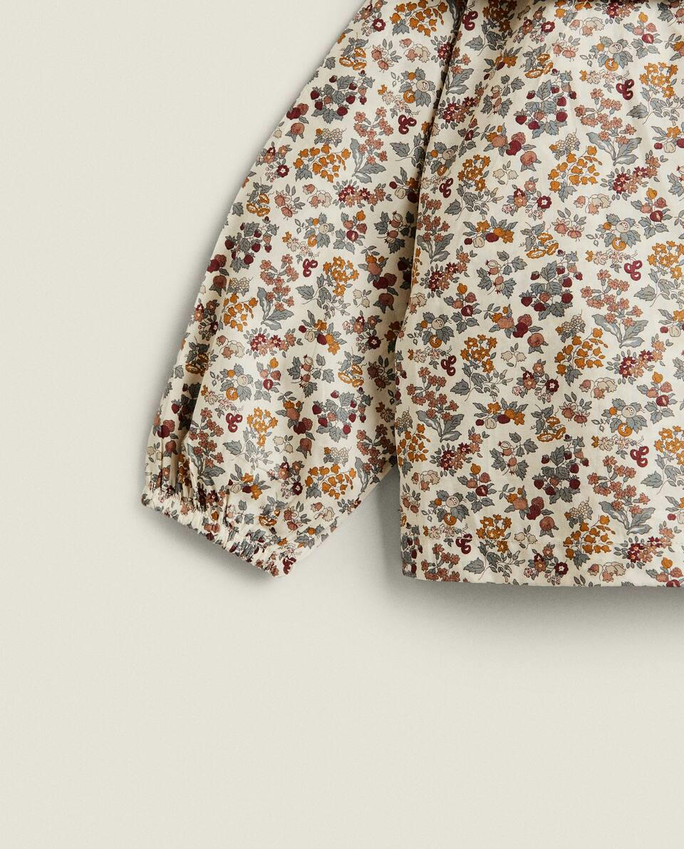 FLORAL PRINT FABRIC CHILDREN’S SHIRT